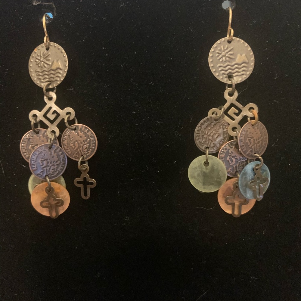 Little cross earrings